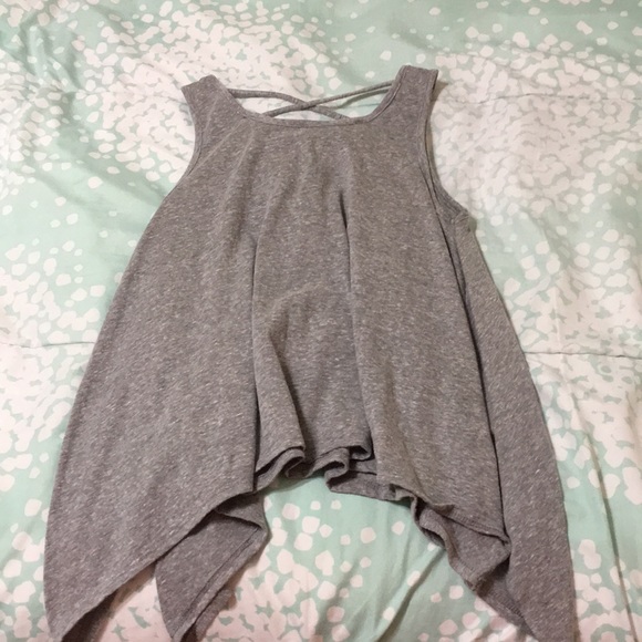 A grey tank top shirt with studs on it - Picture 4 of 4